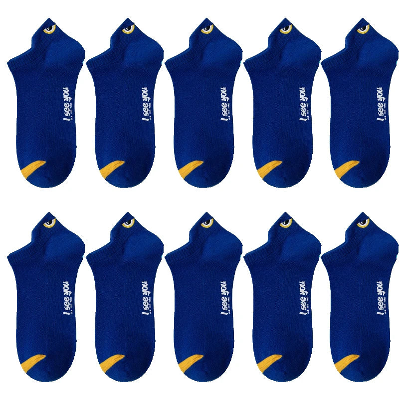 Ankle Socks Men Women Breathable Low Cut Casual Summer 5 - 10 Pairs