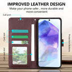Wallet Flip Leather Case for Samsung Galaxy A Series 5G Phones
