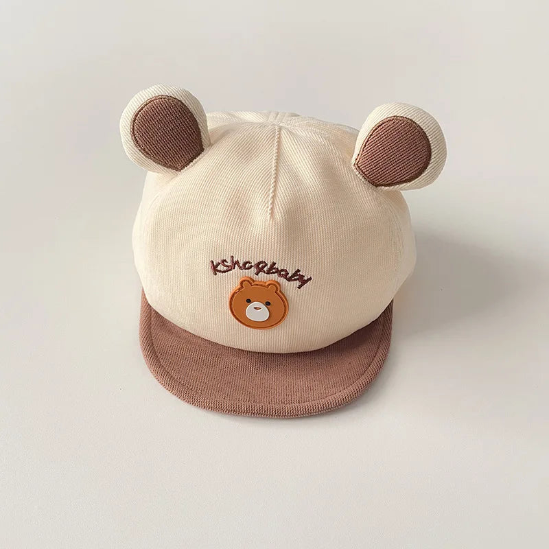 Cartoon Bear Baby Cap UK Cute Kids Baseball Sun Hat