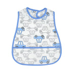 Cartoon EVA Waterproof Baby Bib with Pocket Feeding Apron