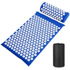 Acupressure Mat and Pillow Set Spiky Massage Mat for Back and Neck