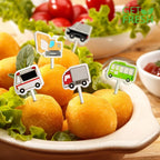 Mini Animal Fruit Fork Picks for Kids Bento Lunch Box Decoration Set