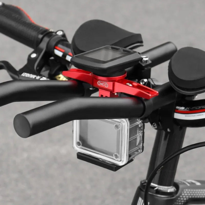 TT Handlebar Bike Computer Mount Stopwatch GPS Aerobar Bracket MTB