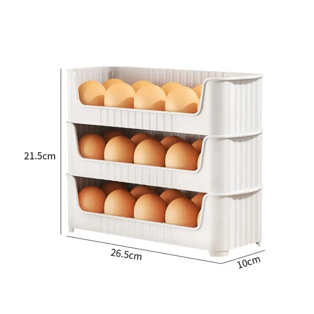 Fridge Door Egg Holder Multi-Layer Storage Rack