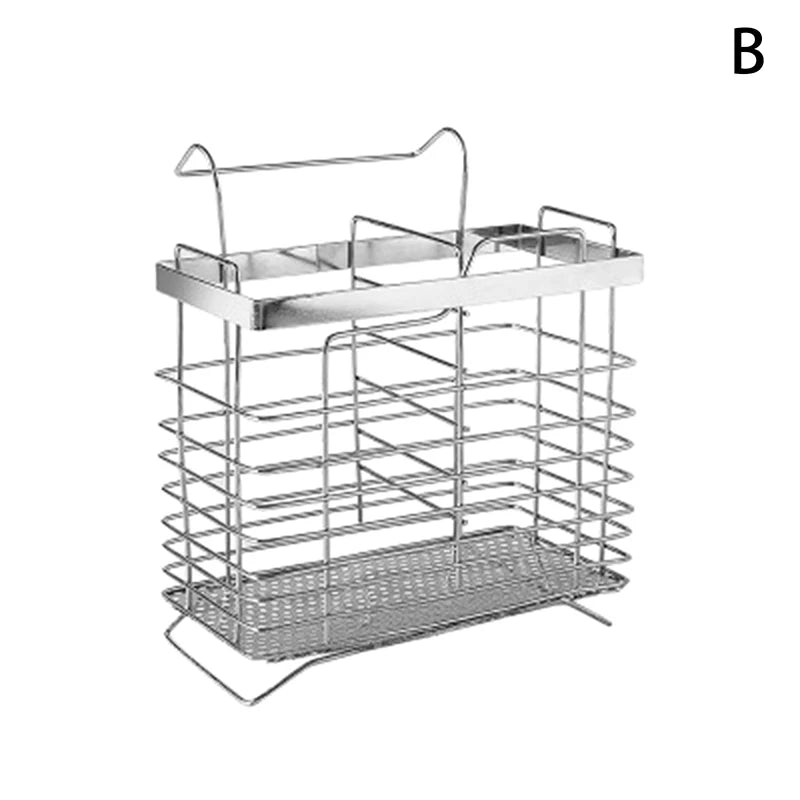 Stainless Steel Cutlery Holder Hanging Drainer