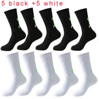 Men Cushioned Basketball Socks Long Breathable Badminton Sports Crew