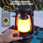 Retro Horse LED Lantern Table Lamp Camping Décor Light