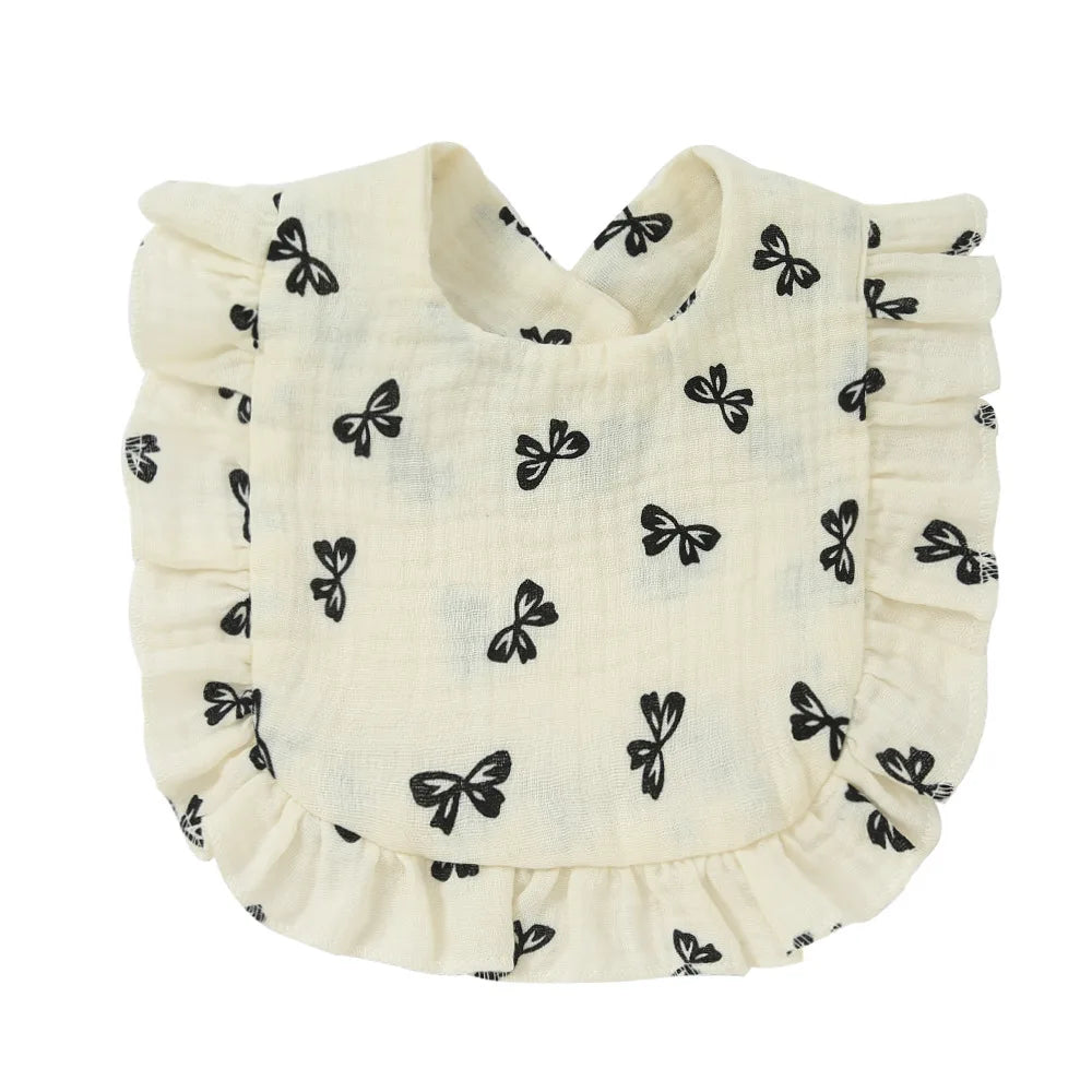 INS Style Baby Cotton Bibs Waterproof Drool Scarf Feeding Bib