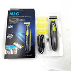 MLG Electric Shaver Cordless Body Trimmer USB T Blade Beard Razor Unisex