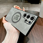 Retro Leather MagSafe Case for Samsung Galaxy S26 S25 S24 S23 S22 S21