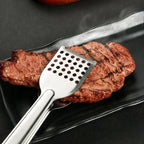 9 Inch Stainless Steel Serving Tongs UK BBQ Buffet Kitchen Tongs