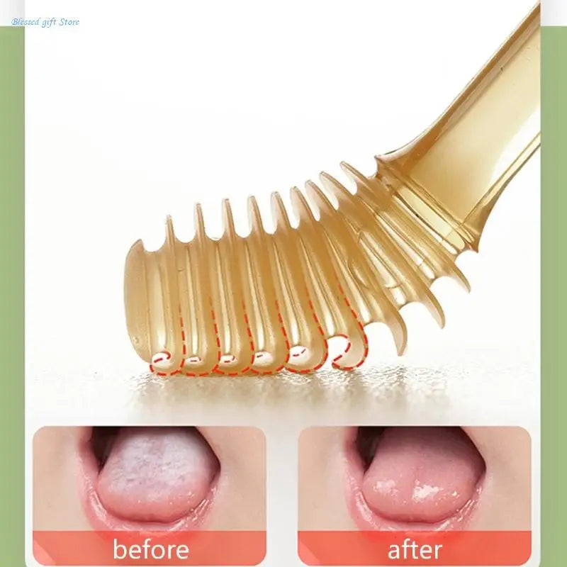 Silicone Baby Toothbrush Set with Tongue Scraper for Infants Secondary image