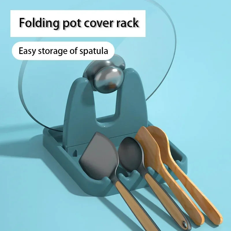 Foldable Pot Lid Rack Kitchen Organizer