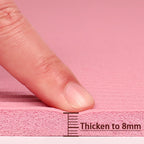 8mm NBR Yoga Mat Non Slip Thick Exercise Mat for Home Beginners