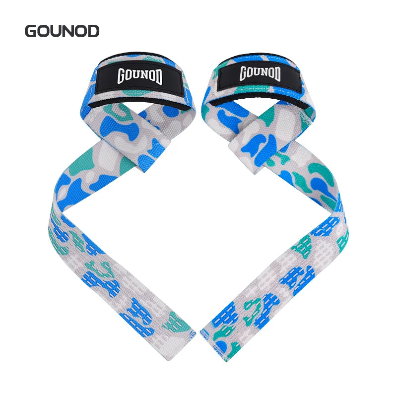 Silicone Gym Hand Grips Lifting Straps Deadlift Wrist Support Pair