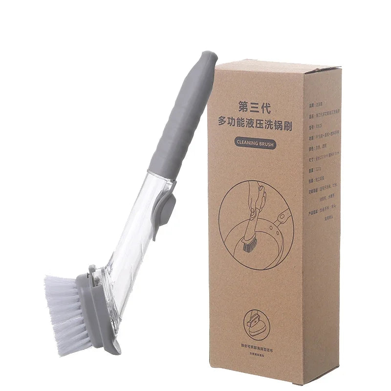 2-in-1 Dish Cleaning Brush Sponge Dispenser