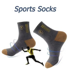 10 Pairs Men's Bamboo Fiber Socks Breathable Cotton Sports & Business Sox