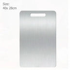 WXCOO Stainless Steel Cutting Board Double-Sided