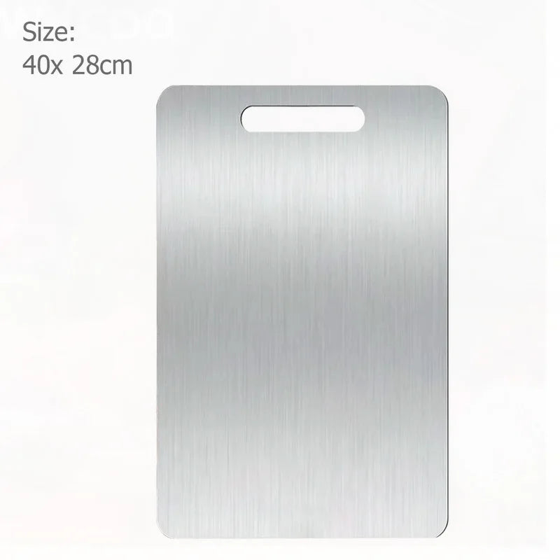 WXCOO Stainless Steel Cutting Board Double-Sided