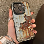 Rust Art Shockproof Case for iPhone 11 12 13 14 15 16 17 Pro Max