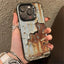 Rust Art Shockproof Case for iPhone 11 12 13 14 15 16 17 Pro Max