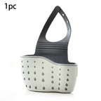 Adjustable Sink Hanging Basket Faucet Sponge & Soap Organizer