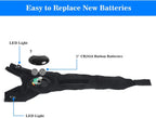 LED Flashlight Gloves | Waterproof Fingerless Gloves