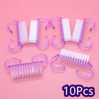 Acrylic Nail Art Brush Set Dust Removal Cleaning Manicure Tools