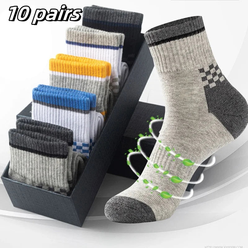 Mens Bamboo Socks Breathable Odour Free Business Sport Socks Multipack