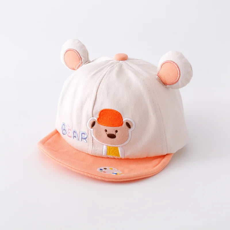 Cartoon Bear Baby Cap UK Cute Kids Baseball Sun Hat