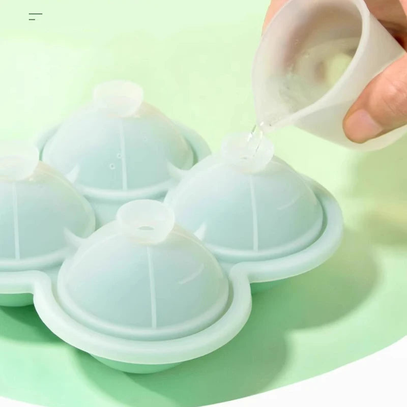 6.5cm Large Ice Ball Mold Silicone Ice Cube Maker for Whiskey & Cocktails