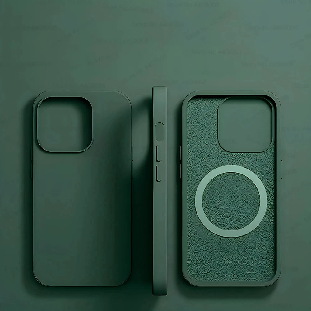 MagSafe Magnetic Silicone Case for iPhone 11 12 13 14 15 Pro Max