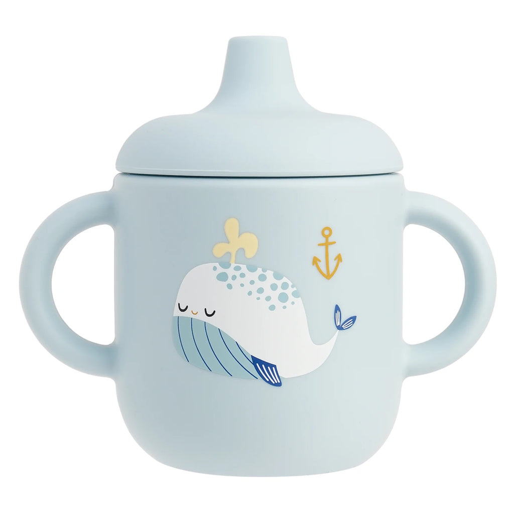Cartoon Silicone Baby Feeding Cup Leakproof Training Cup