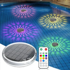 Solar Rechargeable Floating Pool Lights with Remote