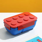 Portable Building Block Lunch Box 1050/1300ML Bento Food Container for Kids