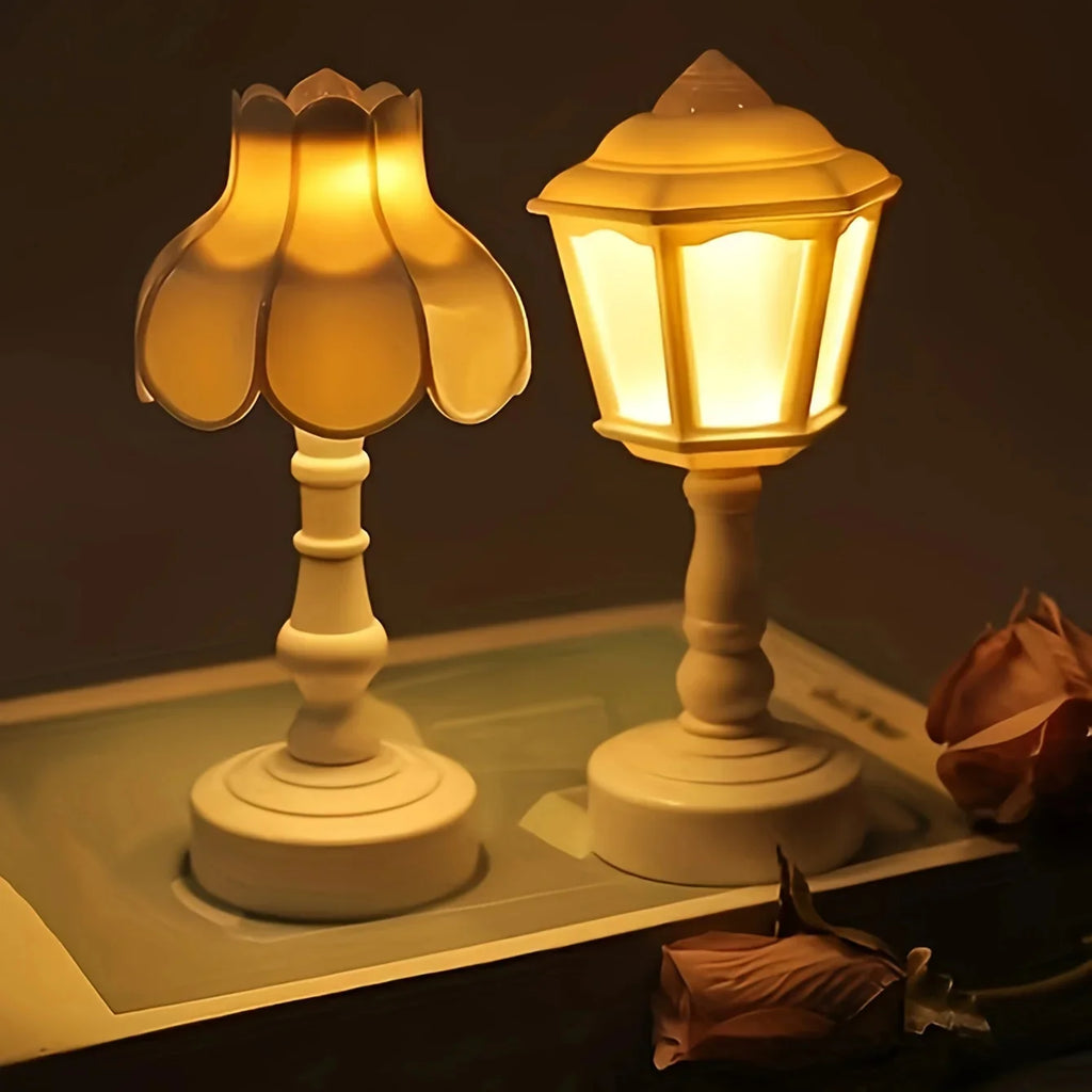 Geometric Flower Bud LED Table Lamp for Bedroom Décor