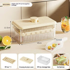 Press-to-Release Ice Cube Tray Large Capacity Food Grade Freezer Mold