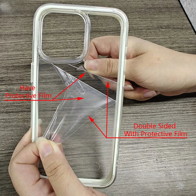 Candy Color Frame Clear Case for iPhone 11 12 13 14 15 16 17 Pro Max