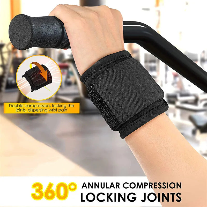 Gym Wrist Wraps Hand Straps Weightlifting Support Brace Unisex