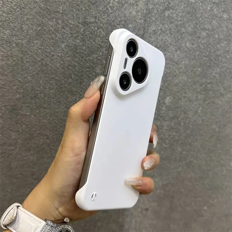 Borderless PC Bumper Case for Huawei Pura 80, 70 Ultra & 70 Pro Plus