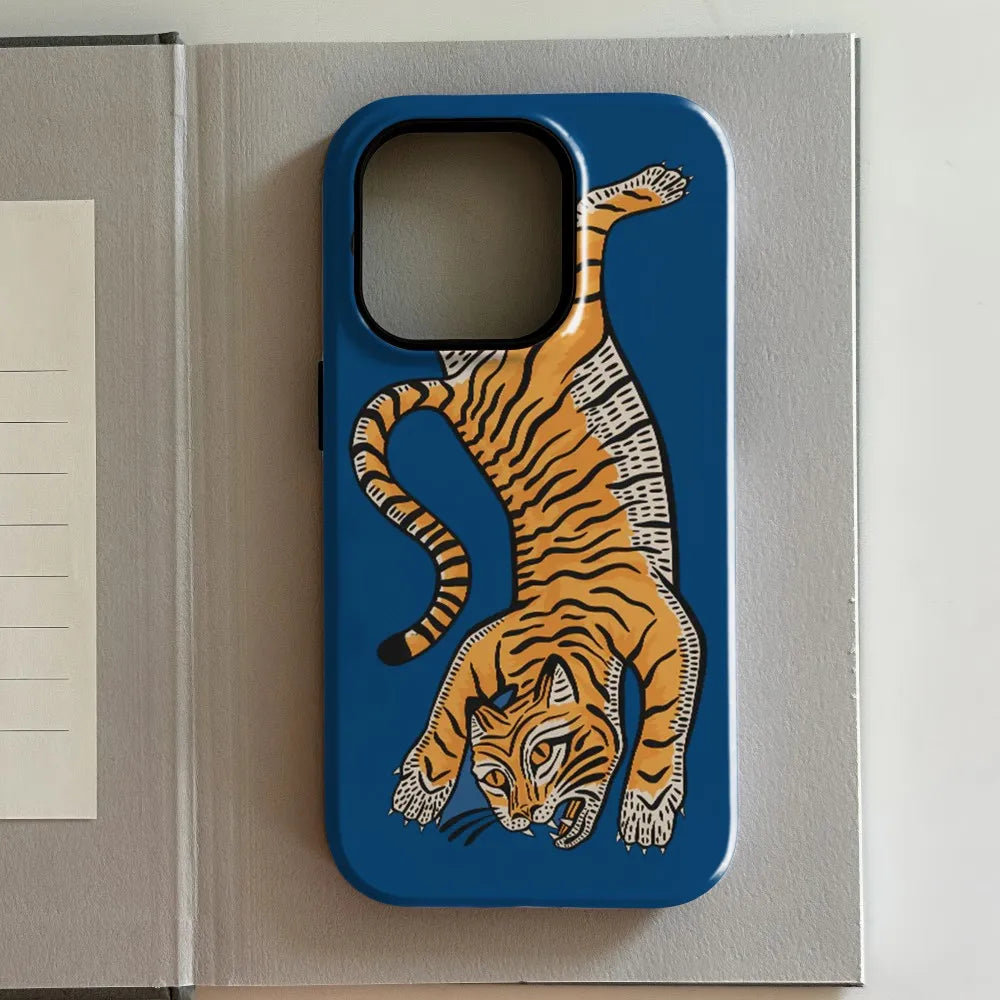 Luxury Cute Animal Double-Layer Case for iPhone 17 16 15 14 13 Pro Max
