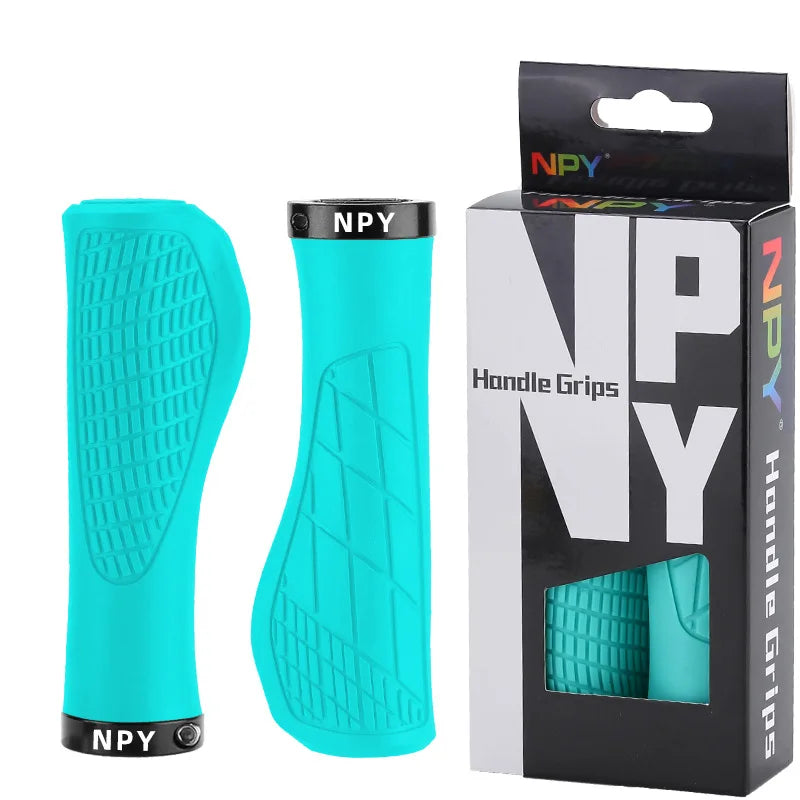 MTB Handlebar Grips Lock-On Anti-Slip Soft Rubber 22.2mm Bike