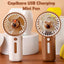 Portable Capybara Mini Fan USB Rechargeable 3-Speed Cooling Fan