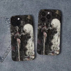 White Hair Witch Art Case for iPhone 16 15 14 13 12 Pro Max