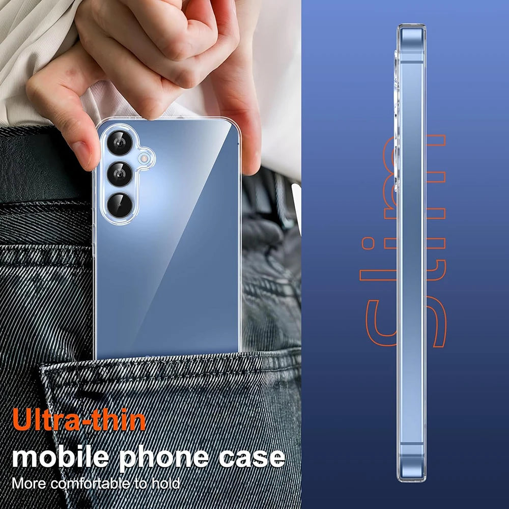 Ultra Thin Silicone Soft Case for Samsung Galaxy S21 S22 S23 S24 S25