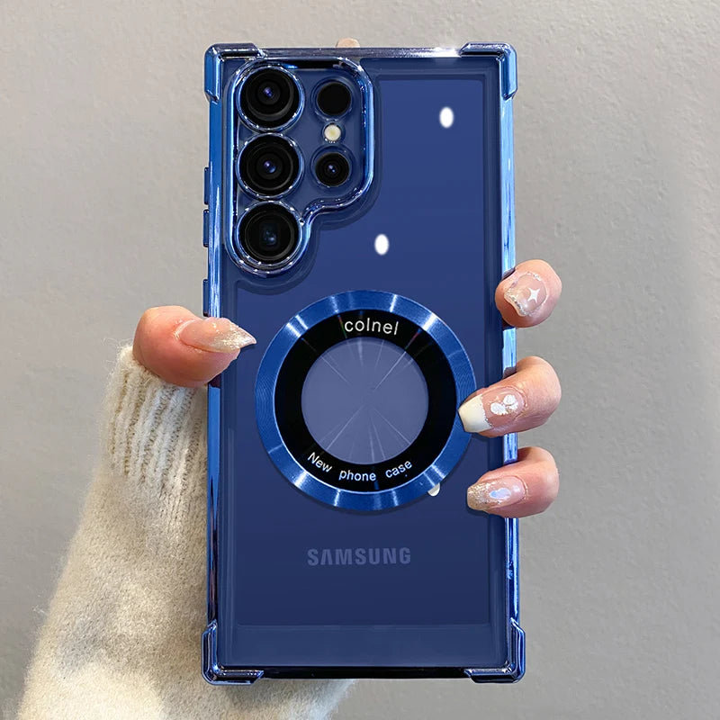 Luxury Magnetic Case for Samsung Galaxy S22 S23 S24 S25 S26 Ultra