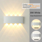 Modern LED Wall Sconce Up Down Indoor Outdoor Light