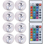 Submersible LED Pool Lights Waterproof RGB with Remote