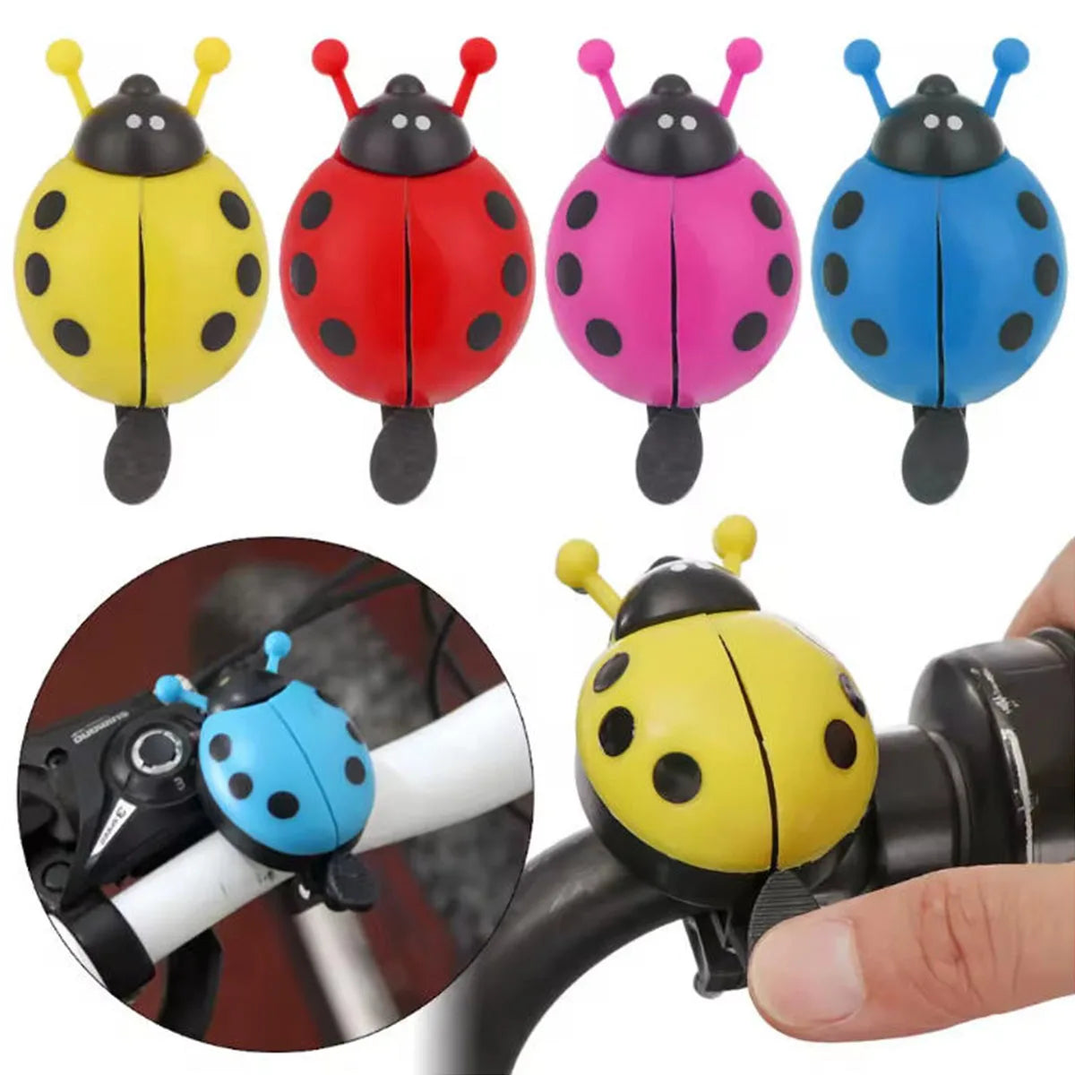 Ladybug Bicycle Bell Loud Aluminum Bike Handlebar Horn UK