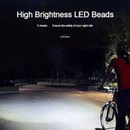 2024 USB Rechargeable Bike Headlight for Night Cycling